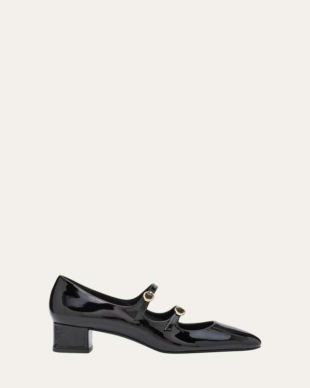 Benni Patent Leather Mary Jane Ballerina Pumps